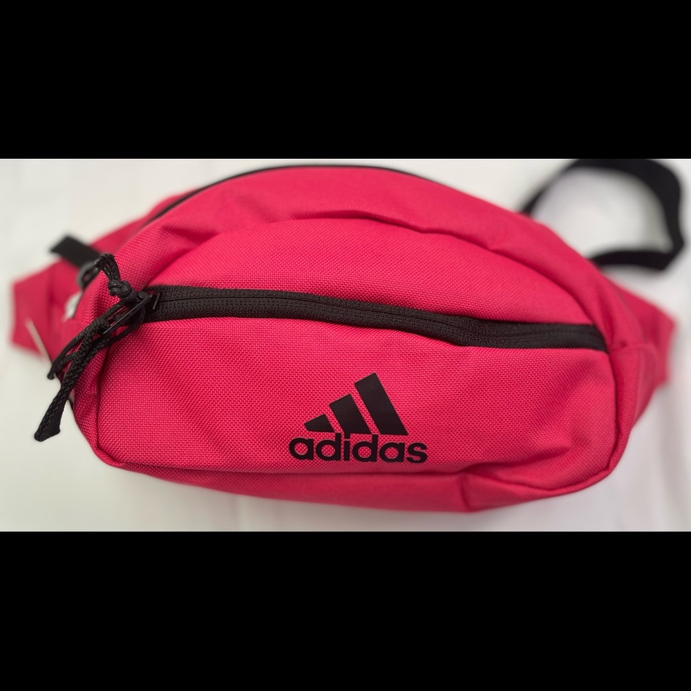 Adidas waist sport bag Pink /Black - Picture 4 of 12